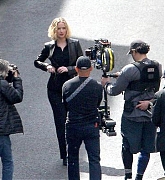 Jennifer Lawrence Filming Joy on April 14, 2015