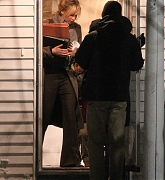 Jennifer Lawrence Filming Joy on February 19, 2015