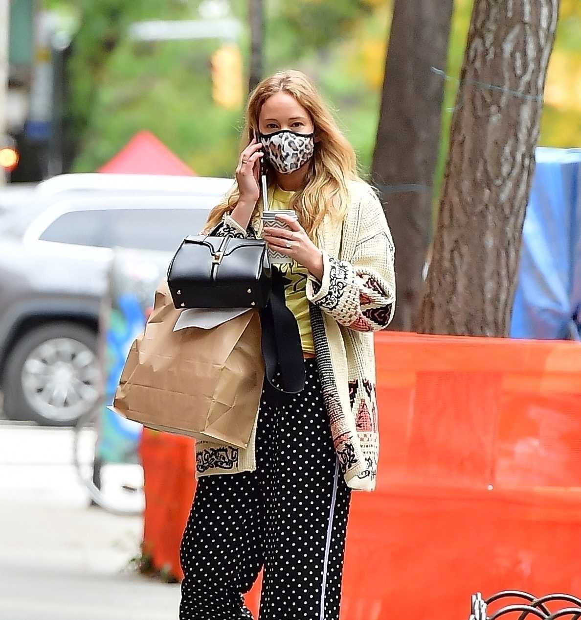 Jennifer Lawrence in New York City on October 26