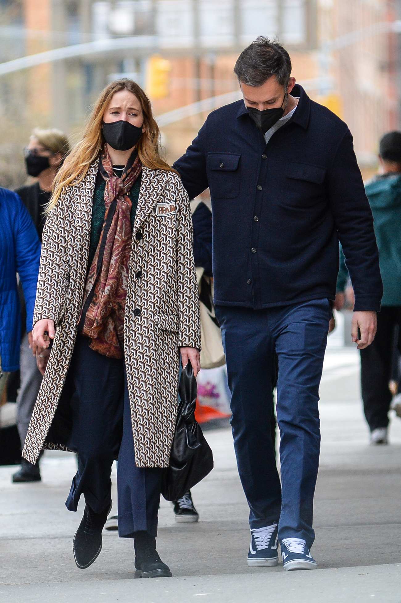 Jennifer Lawrence at a restaurant in New York City on April 17